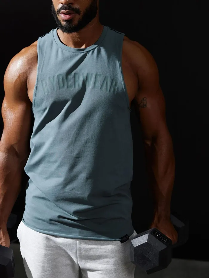 Force Tank 8211 Fern Green Men Ryderwear Tops
