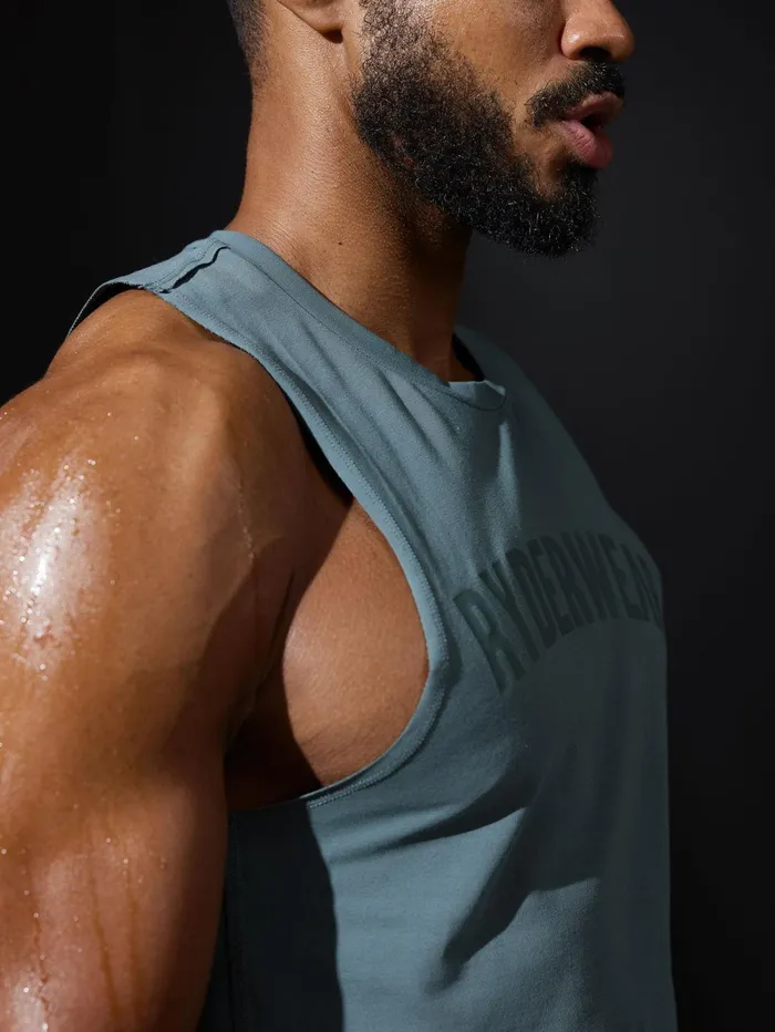 Force Tank 8211 Fern Green Men Ryderwear Tops