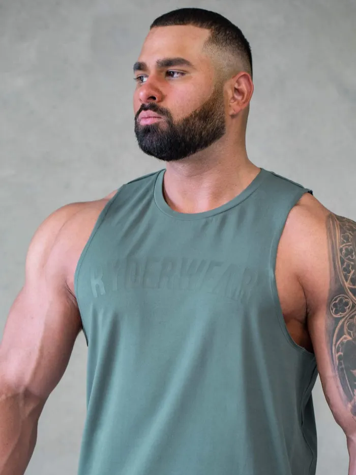 Force Tank 8211 Fern Green Men Ryderwear Tops