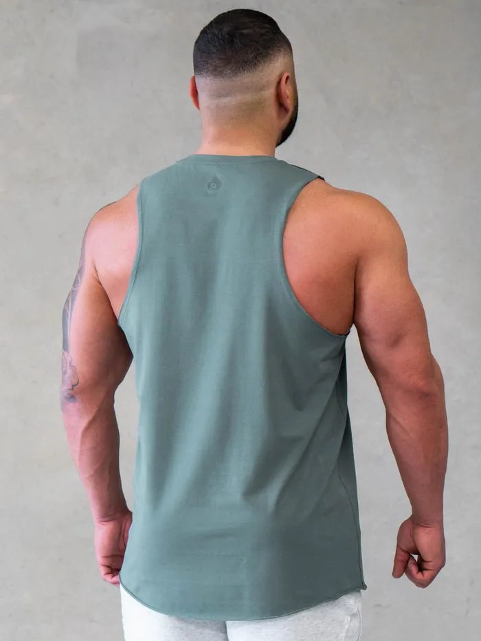 Force Tank 8211 Fern Green Men Ryderwear Tops
