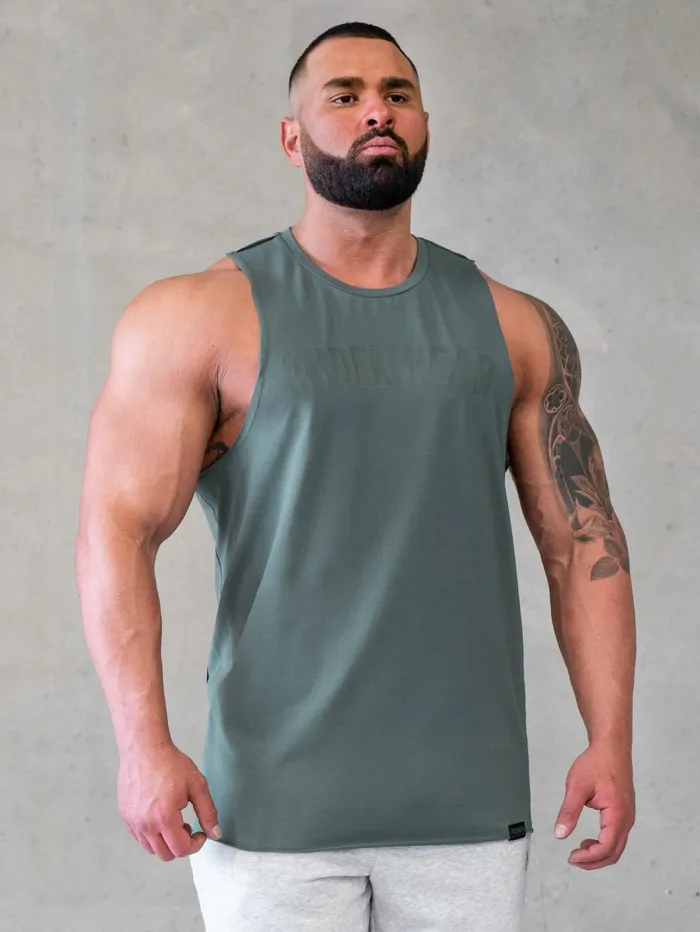Force Tank 8211 Fern Green Men Ryderwear Tops