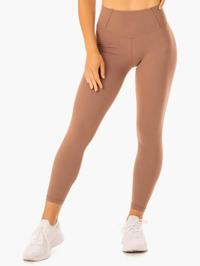 Form Scrunch Bum Leggings 8211 Mocha Women Ryderwear Leggings