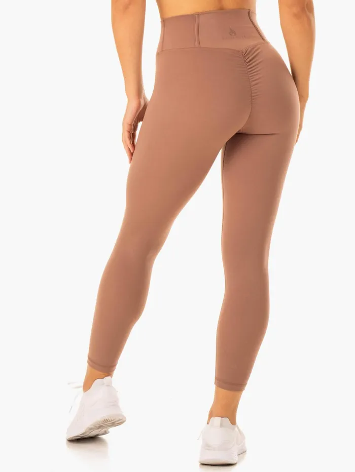 Form Scrunch Bum Leggings 8211 Mocha Women Ryderwear Leggings