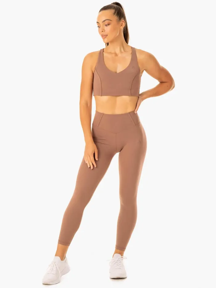 Form Scrunch Bum Leggings 8211 Mocha Women Ryderwear Leggings