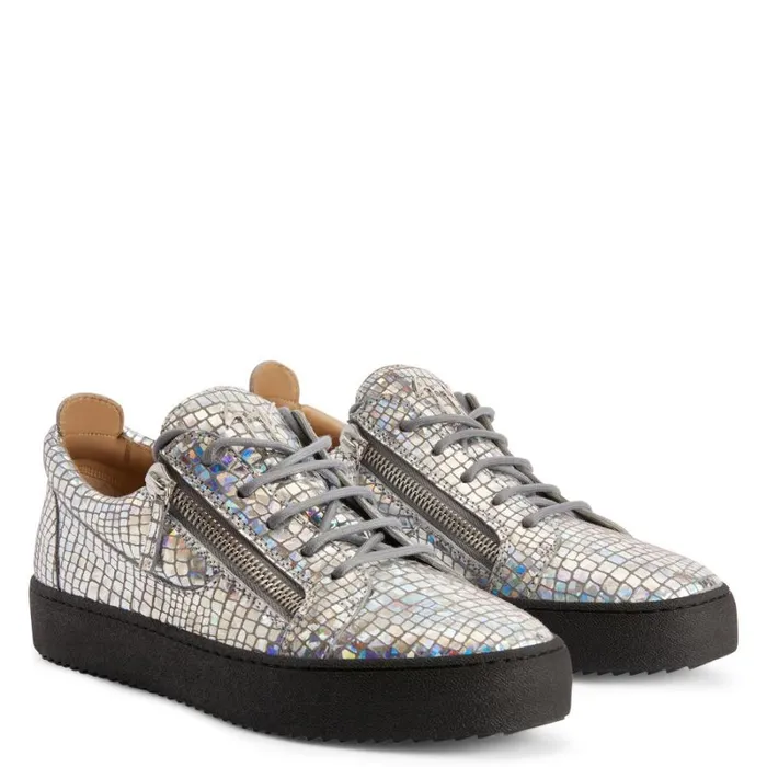 Frankie Kaleido Grey Men Giuseppe Zanotti Sneakers