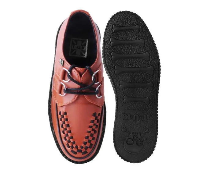 Ginger TUKskin Viva Mondo Creeper Women TUK Shoes Vegan Ginger TUKskin Viva Mondo Creeper Women TUK Shoes Vegan