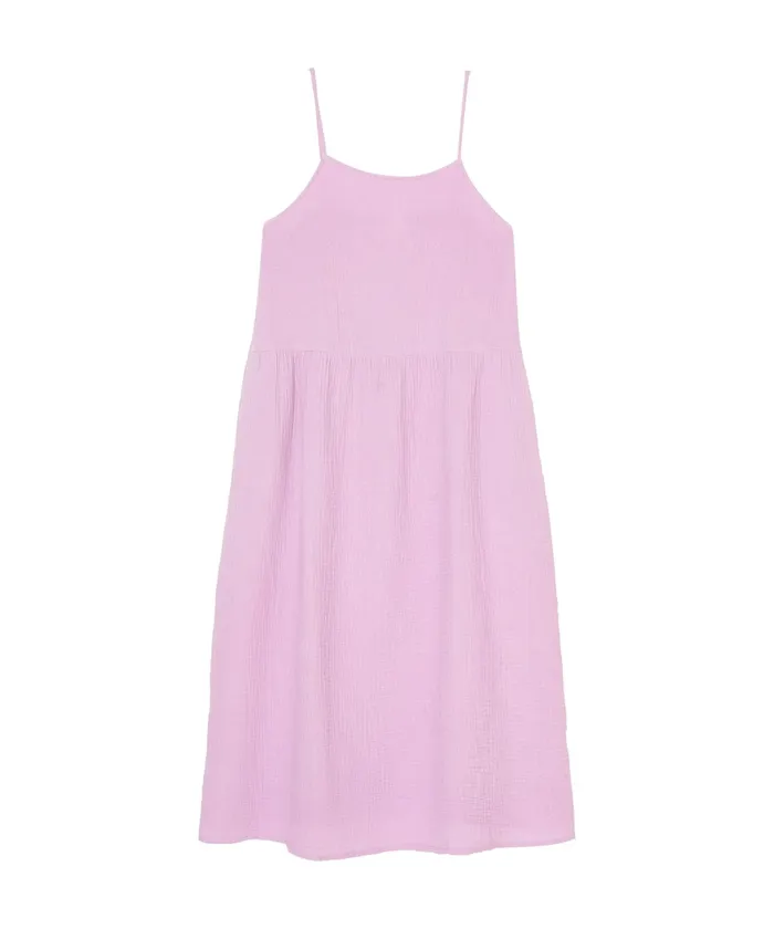 Girls Hartford Clothing Rovita Orchid Dress In Double Cotton Gauze