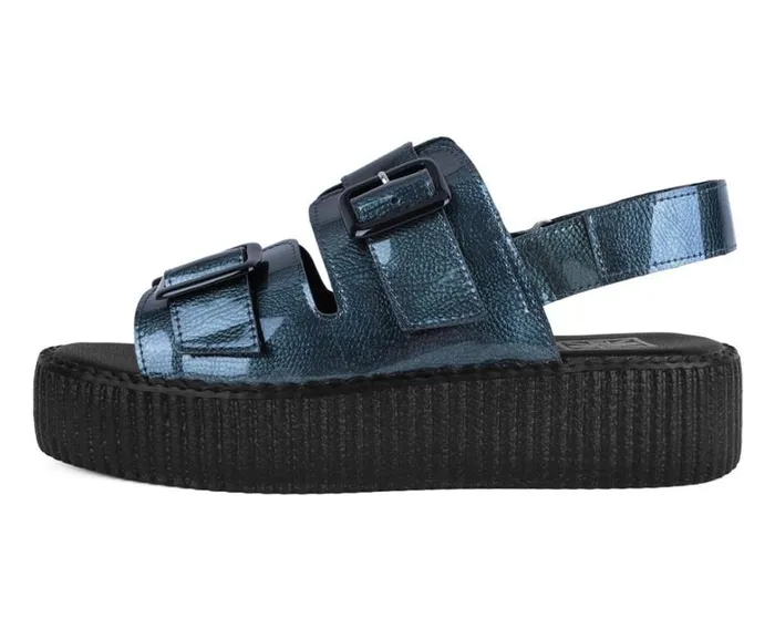 Grey Patent 2Buckle Sandal Women TUK Shoes Sandals Grey Patent 2Buckle Sandal Women TUK Shoes Sandals