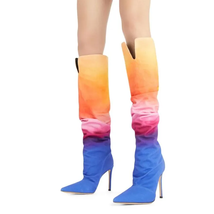 Gz Rnbw Multicolor Women Giuseppe Zanotti Boots