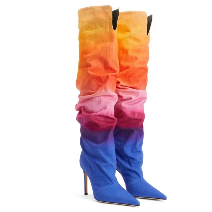 Gz Rnbw Multicolor Women Giuseppe Zanotti Boots