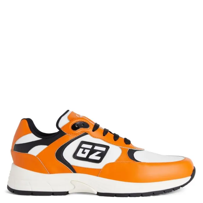 Gz Runner Orange Men Giuseppe Zanotti Sneakers