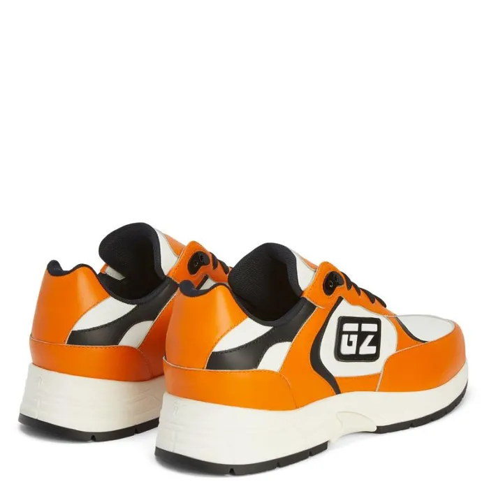 Gz Runner Orange Men Giuseppe Zanotti Sneakers