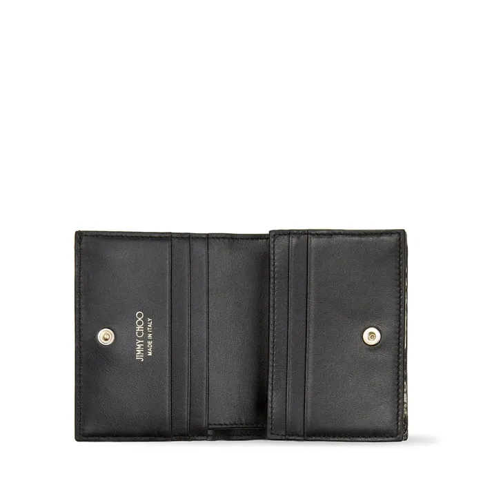 Hanne Natural Printed Elaphe Wallet With Jc Emblem Natural Women JIMMY CHOO Small Leather Goods