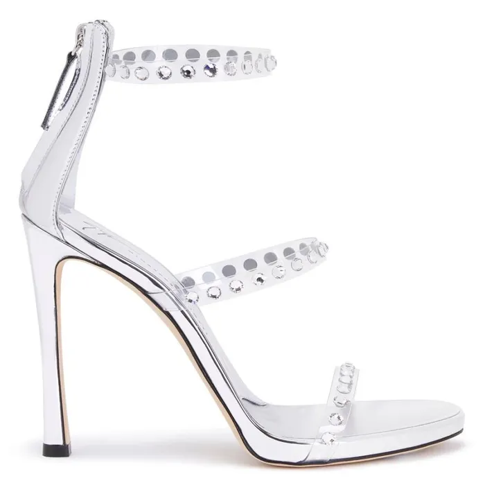 Harmony Shine Silver Women Giuseppe Zanotti Sandals