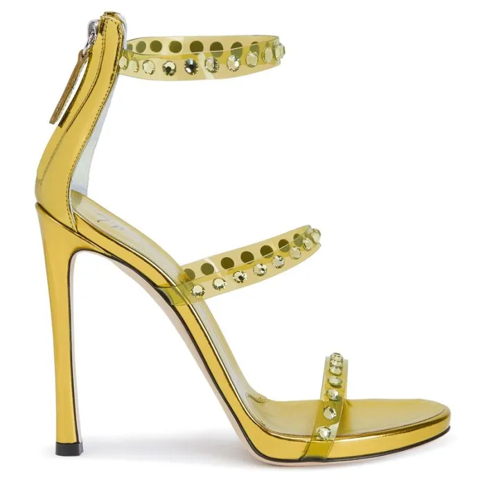Harmony Shine Yellow Women Giuseppe Zanotti Sandals