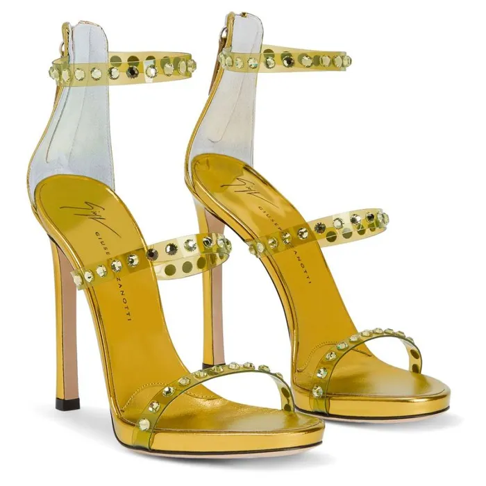 Harmony Shine Yellow Women Giuseppe Zanotti Sandals