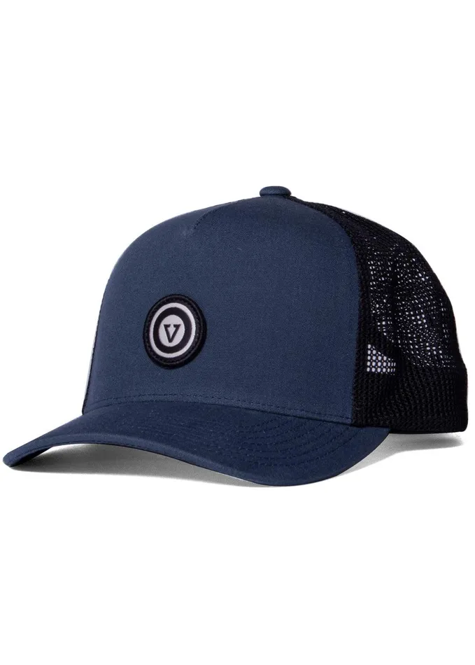 Hats Men Vissla Trip Out Eco Trucker Hat Dark Naval