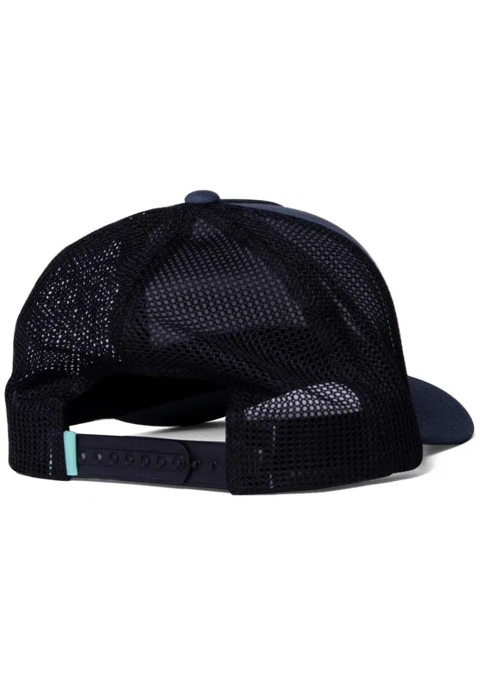 Hats Men Vissla Trip Out Eco Trucker Hat Dark Naval