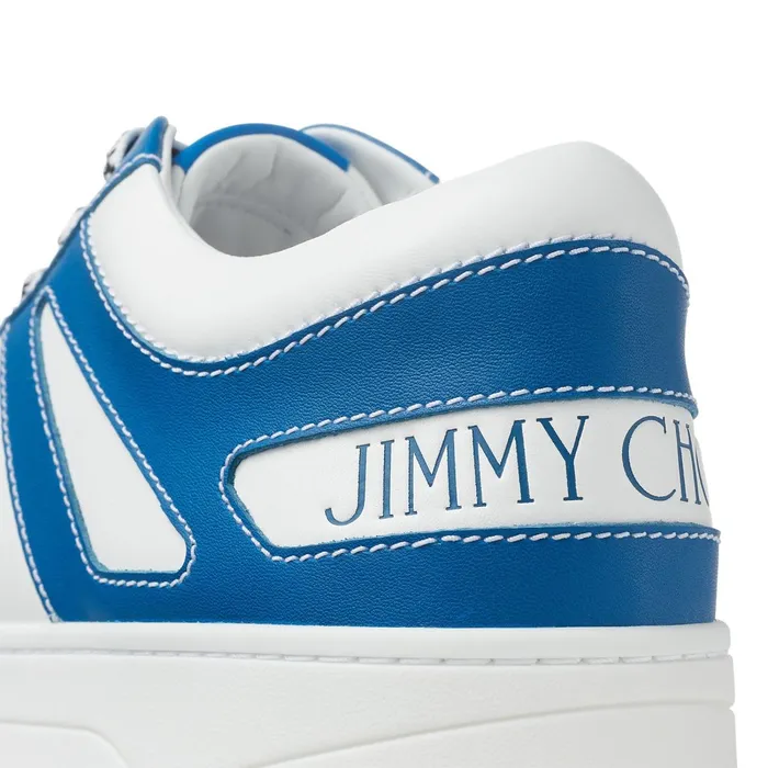 HawaiiM White And Olympic Vanchetta LaceUp Sneakers Xwhiteolympic Men JIMMY CHOO Casual Shoes