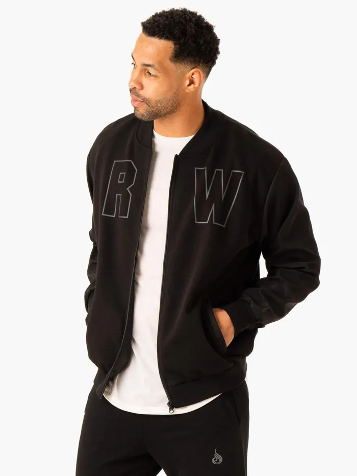 Heritage Bomber Jacket 8211 Black Men Ryderwear Jackets