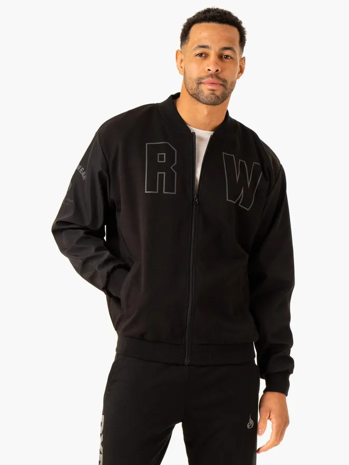 Heritage Bomber Jacket 8211 Black Men Ryderwear Jackets
