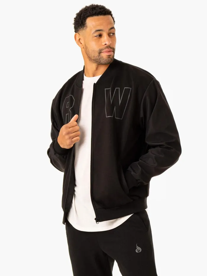 Heritage Bomber Jacket 8211 Black Men Ryderwear Jackets