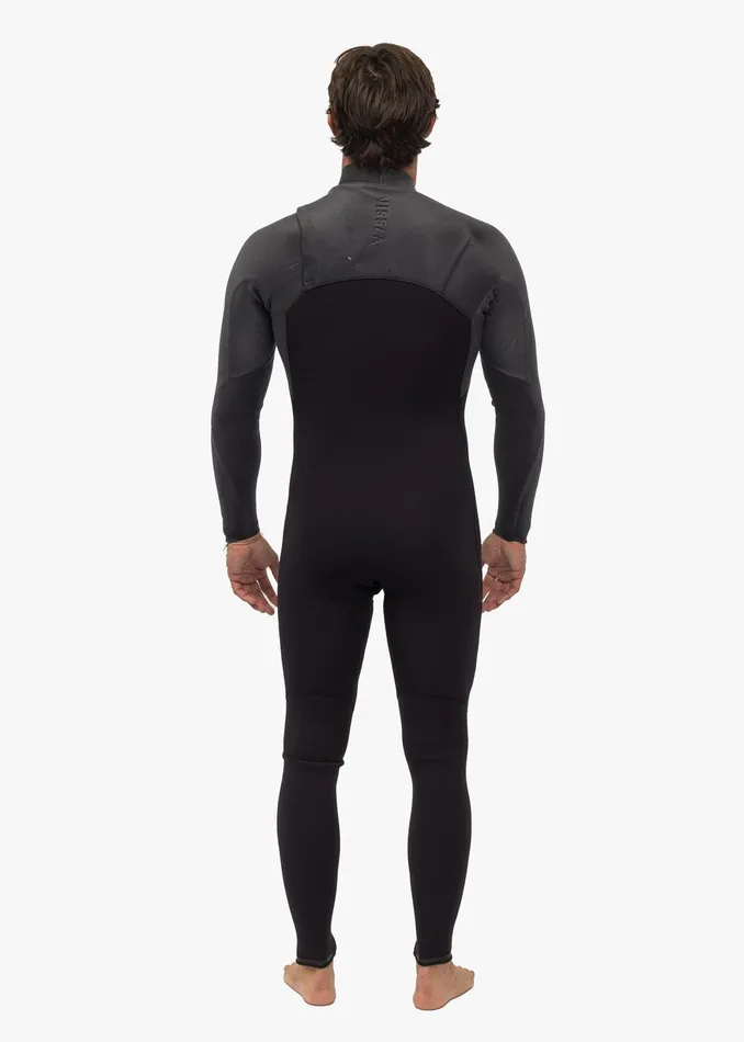 High Seas Wetsuits Men Vissla High Seas II 43 Full No Zip Wetsuit Charcoal