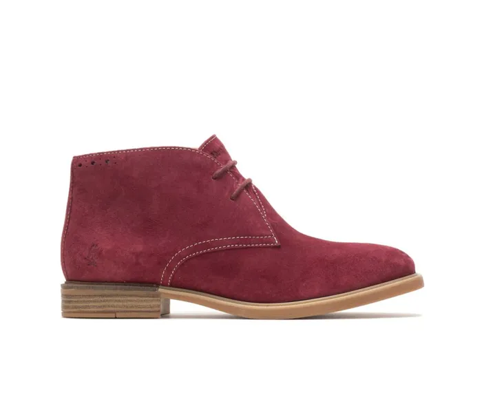 Hush Puppies Boots Bailey Chukka Boot Cordovan Suede 8211 Women