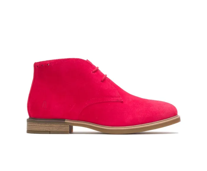 Hush Puppies Boots Bailey Chukka Boot Fire Red Suede 8211 Women