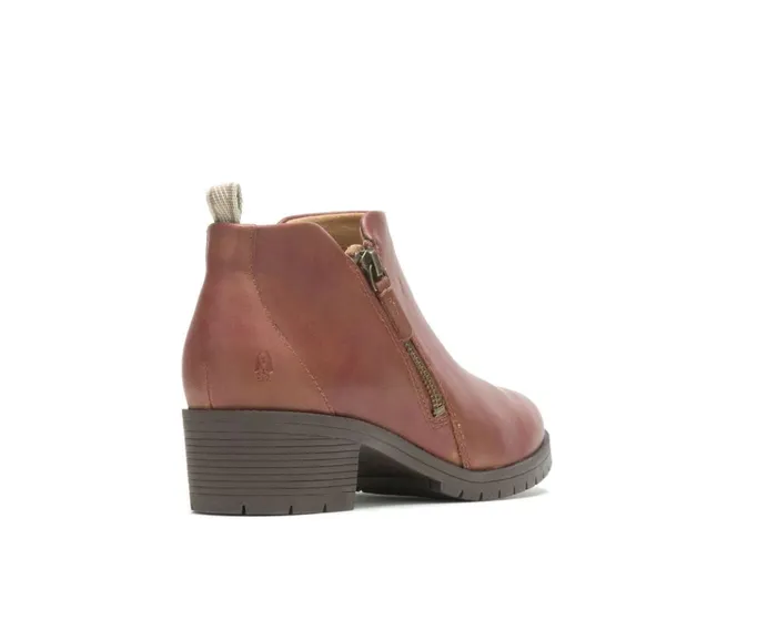 Hush Puppies Boots Hadley Side Zip Boot Cognac Leather 8211 Women