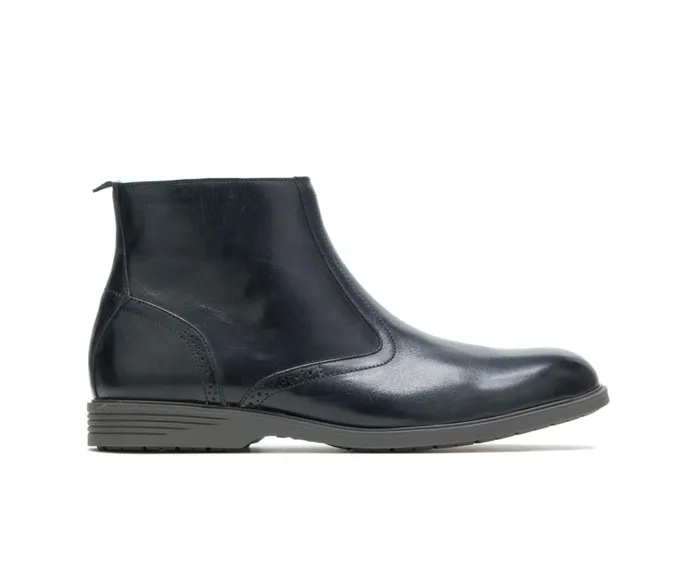 Hush Puppies Boots Shepsky Zip Boot Black Leather 8211 Men
