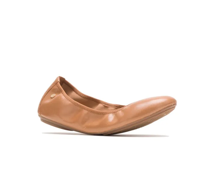 Hush Puppies Flats and SlipOns Chaste Ballet Cognac Leather 8211 Women Hush Puppies Flats and SlipOns Chaste Ballet Cognac Leather 8211 Women