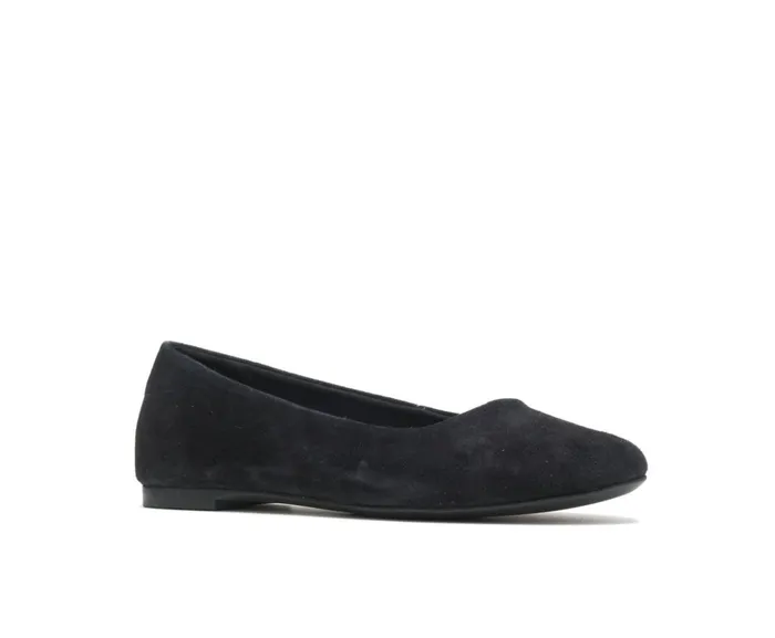 Hush Puppies Flats and SlipOns Kendal Ballet Perfect Fit Black Suede 8211 Women Hush Puppies Flats and SlipOns Kendal Ballet Perfect Fit Black Suede 8211 Women