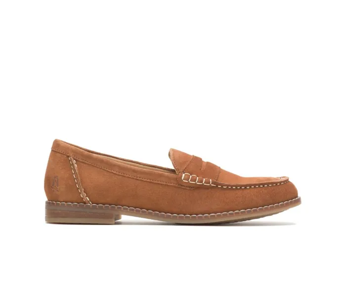 Hush Puppies Flats and SlipOns Wren Loafer Cinnamon Suede 8211 Women