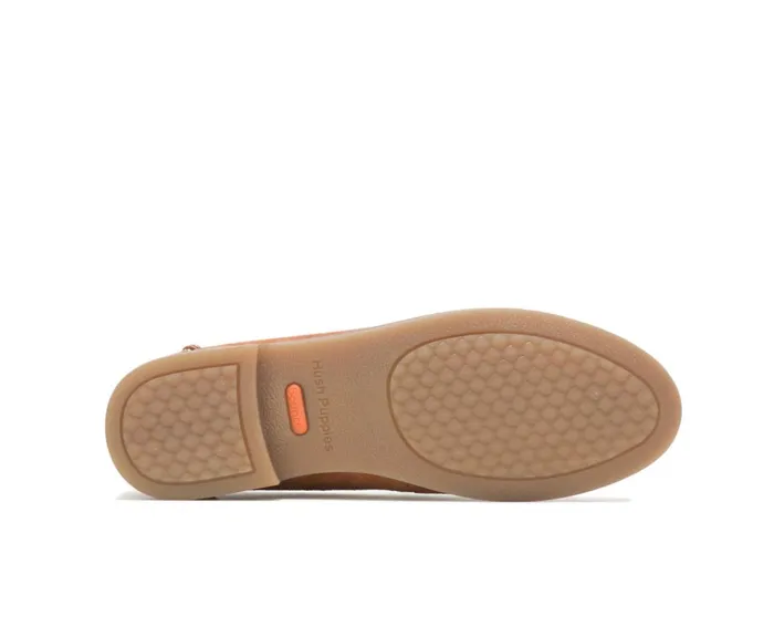 Hush Puppies Flats and SlipOns Wren Loafer Cinnamon Suede 8211 Women