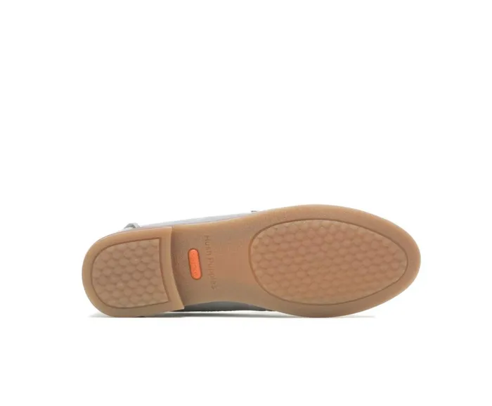 Hush Puppies Flats and SlipOns Wren Loafer Frost Grey Suede 8211 Women
