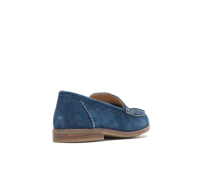 Hush Puppies Flats and SlipOns Wren Loafer Navy Suede 8211 Women