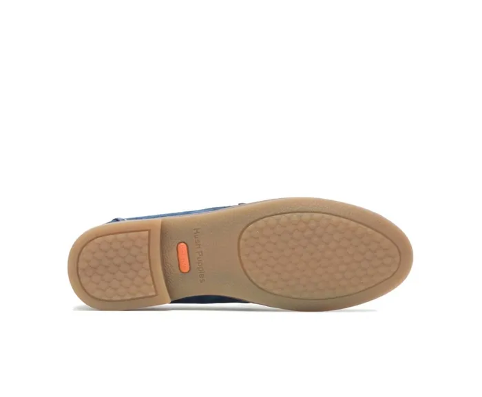 Hush Puppies Flats and SlipOns Wren Loafer Navy Suede 8211 Women