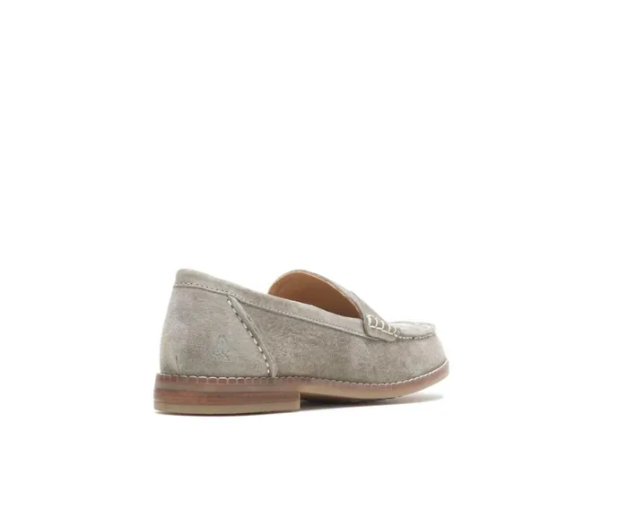 Hush Puppies Flats and SlipOns Wren Loafer Olive Suede 8211 Women