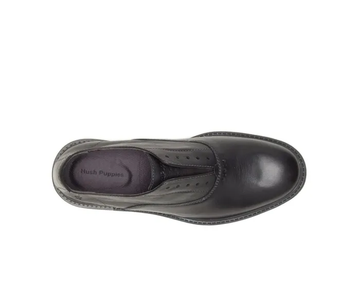 Hush Puppies Oxfords Davis SlipOn Oxford Black Leather 8211 Men Hush Puppies Oxfords Davis SlipOn Oxford Black Leather 8211 Men