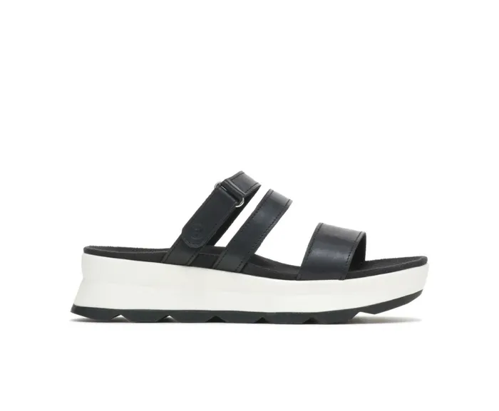 Hush Puppies Sandals Andi Slide Black Leather 8211 Women