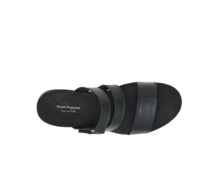 Hush Puppies Sandals Andi Slide Black Leather 8211 Women Hush Puppies Sandals Andi Slide Black Leather 8211 Women