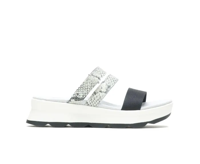 Hush Puppies Sandals Andi Slide Snake Leatherblack 8211 Women