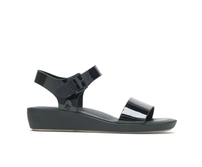Hush Puppies Sandals Brite Jells Quarter Strap Sandal Black 8211 Women
