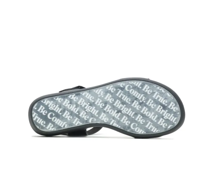 Hush Puppies Sandals Brite Jells Quarter Strap Sandal Black 8211 Women