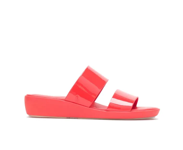 Hush Puppies Sandals Brite Jells Slide Fiesta Red 8211 Women