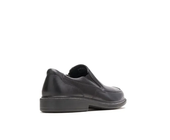 Hush Puppies SlipOns Leverage Black Leather 8211 Men Hush Puppies SlipOns Leverage Black Leather 8211 Men