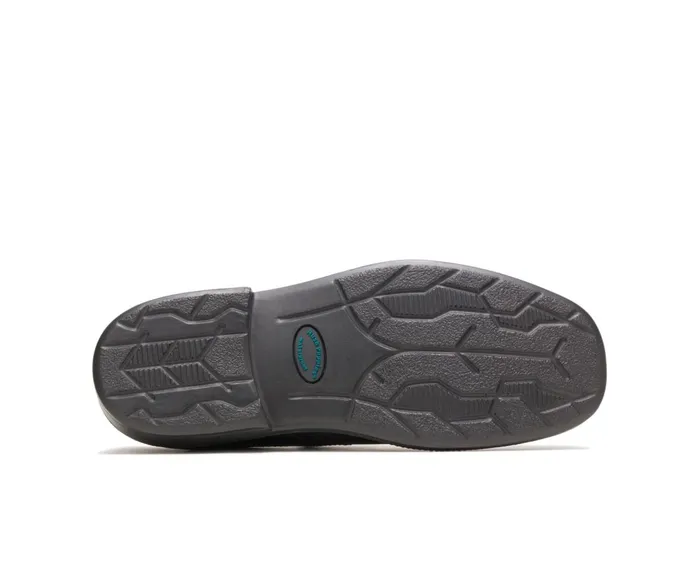 Hush Puppies SlipOns Leverage Black Leather 8211 Men Hush Puppies SlipOns Leverage Black Leather 8211 Men