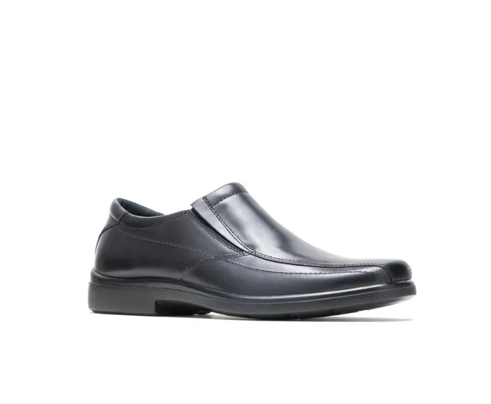 Hush Puppies SlipOns Rainmaker Black Leather 8211 Men Hush Puppies SlipOns Rainmaker Black Leather 8211 Men