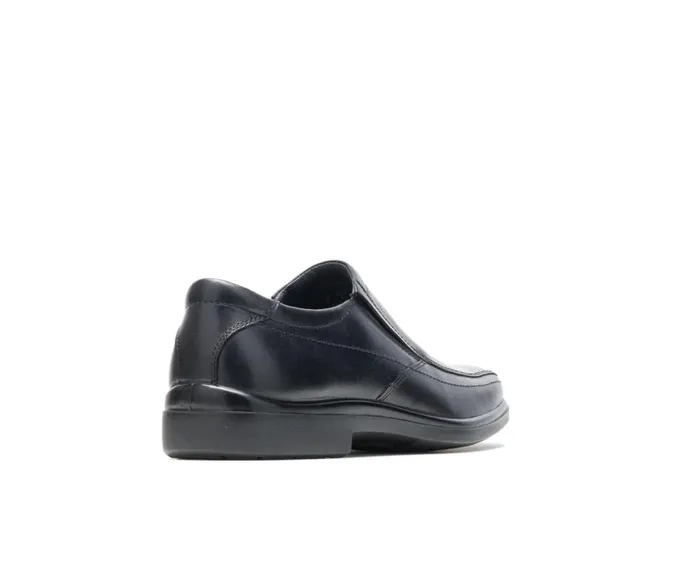 Hush Puppies SlipOns Rainmaker Black Leather 8211 Men Hush Puppies SlipOns Rainmaker Black Leather 8211 Men